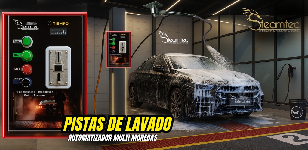 Pistas De Lavado Monederos Lavado Express Steamtec