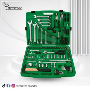 Caja de 130 Herramientas 1/4″ – 1/2″ Toptul