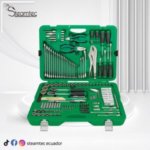 Caja de 150 Herramientas 1/4″ – 1/2″ Toptul