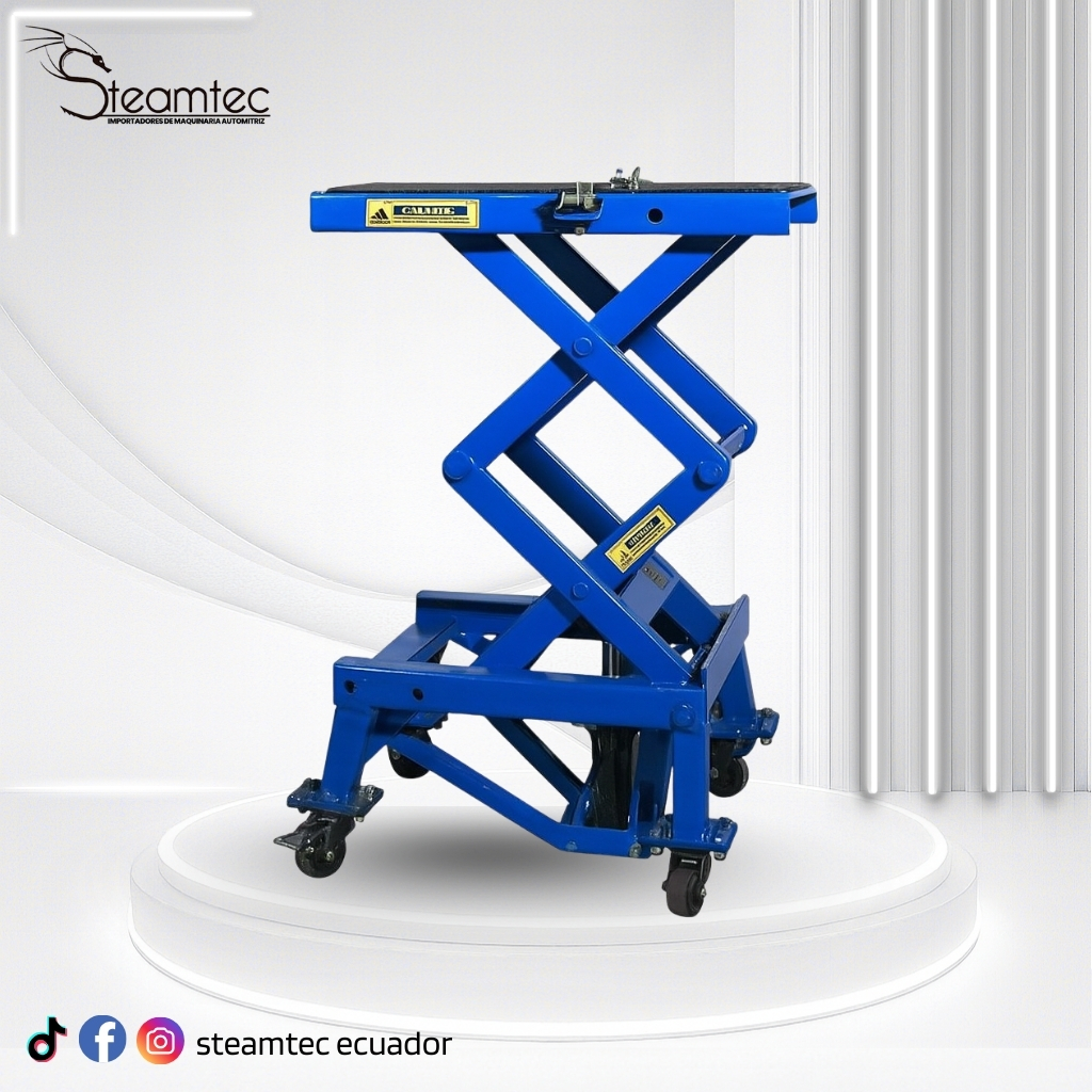 Elevador de motos BP para taller de motocicletas en Ecuador