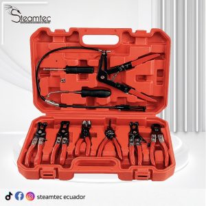 Juego de Alicates Para Abrazadera, Mangueras con 9 Pcs