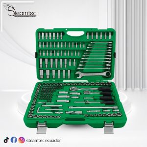 Caja de 216 Herramientas 1/4″ – 1/2″- 3/8″  Toptul
