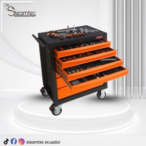 Gabinete de 179 Herramientas 7 Bandejas Kendo
