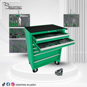 Gabinete de 208 Herramientas 7 Bandejas Toptul
