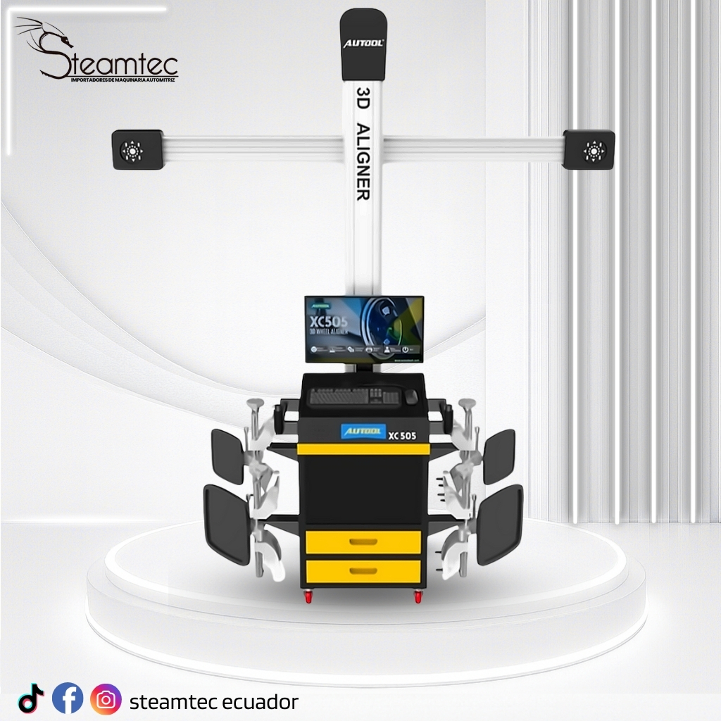 Alineadora 3D Autool profesional para tecnicentros y talleres automotrices en Ecuador