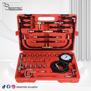 Kit Comprobador de Presión de Combustible Profesional
