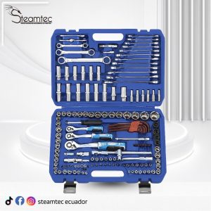 Juego de Herramientas 151 Pcs 1/2″ 3/8″1/4″