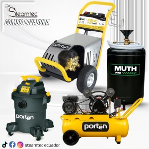 Equipos Automotrices Combo Lavadora Completo