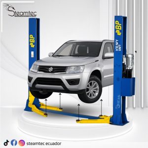 Elevador Automotriz Riel Inferior 2 Postes 4 Toneladas BP