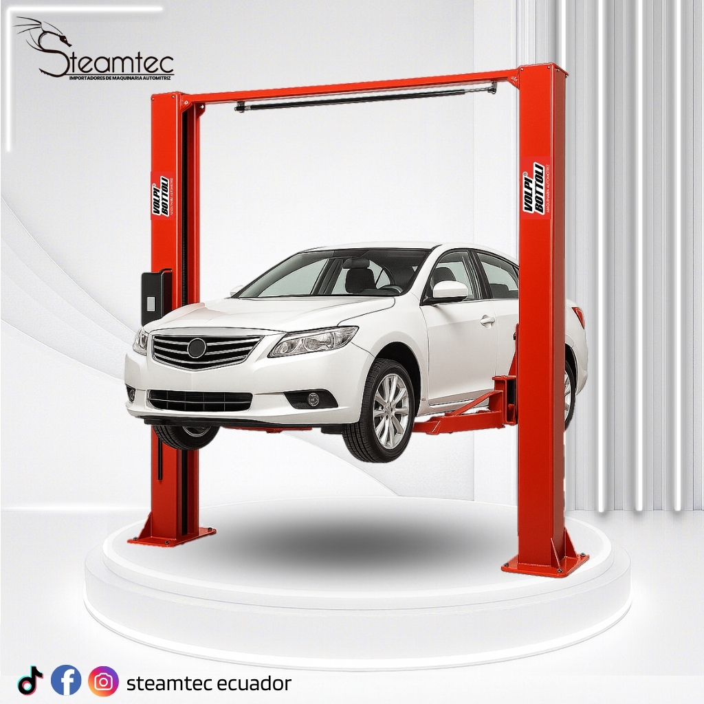 Elevador automotriz 4 toneladas 2 postes Volpi Bottoli para taller