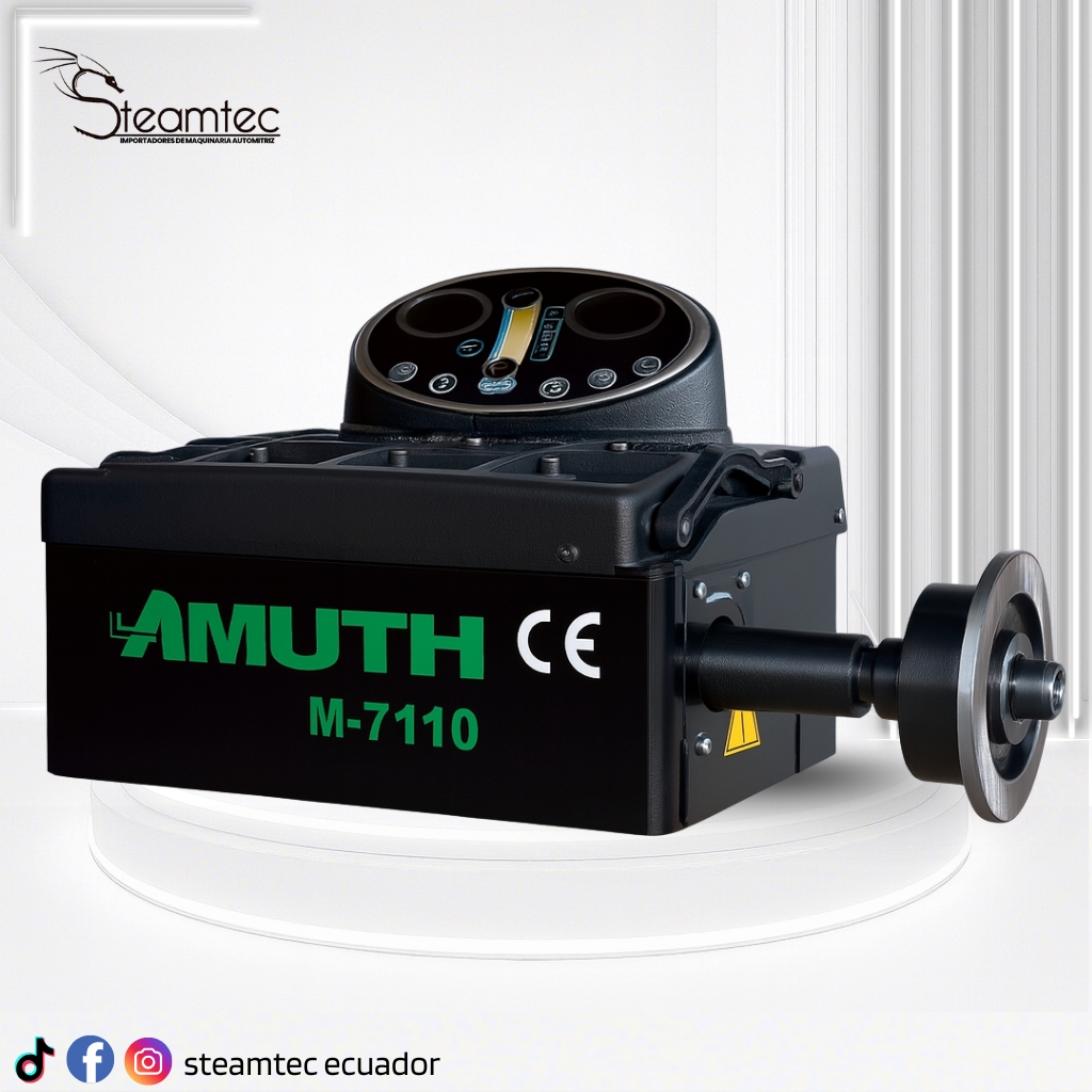 Balanceadora portátil de 24 MUTH para talleres automotrices y tecnicentros