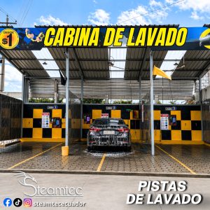 Cabina de Lavado Automatizado Express Steamtec