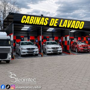 Cabinas Express de Lavado Automatizado Steamtec