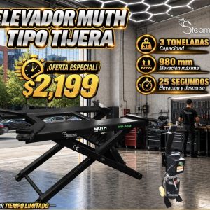 Elevador Muth Tipo Tijera MB-30M ✂️⚡