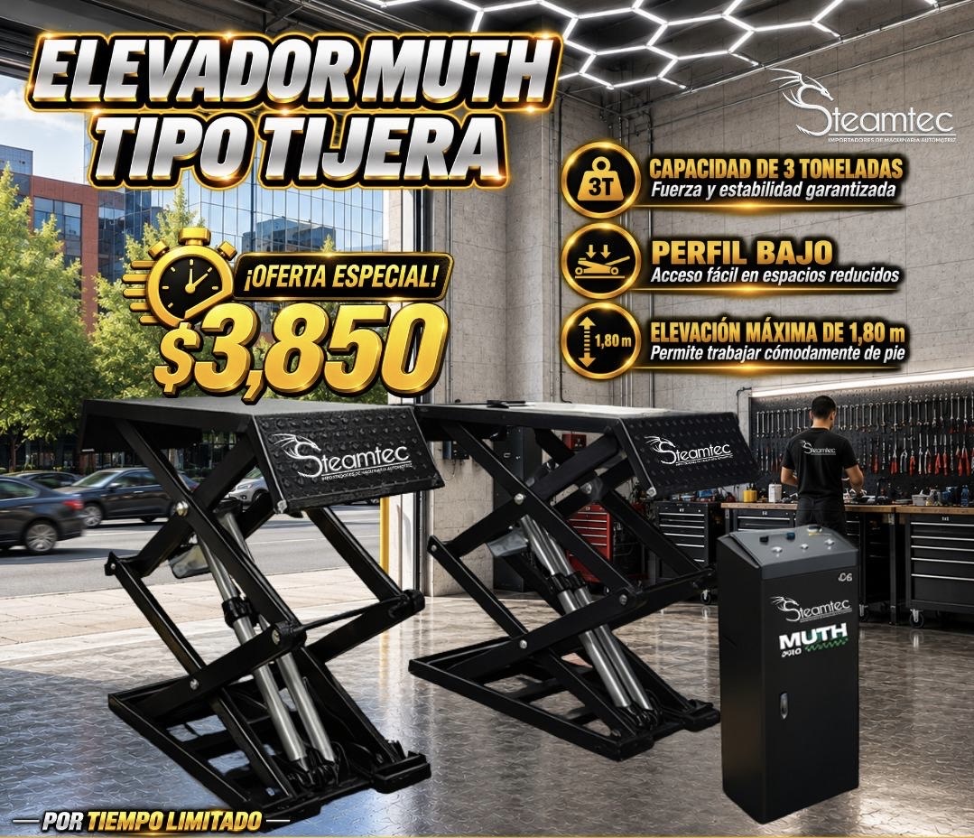 9df59d8e-3e94-4e65-9799-d46d5198755d Elevador Muth Tipo Tijera - Perfil Bajo 🚙⚫