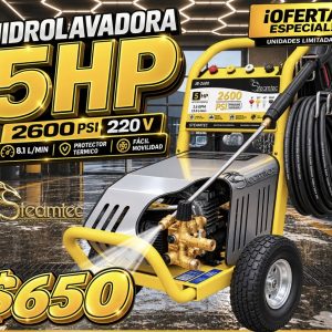 Hidrolavadora Industrial 5HP - Steamtec JB-2600
