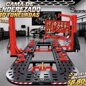 Cama de Enderezado 30 Toneladas - Steamtec